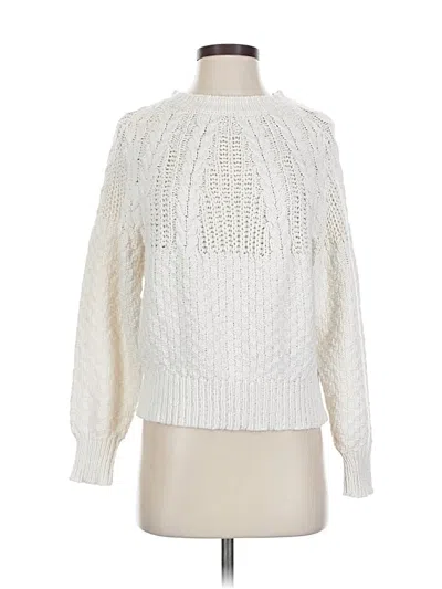 Pre-owned Philosophy Republic Clothing Pullover Sweater In White