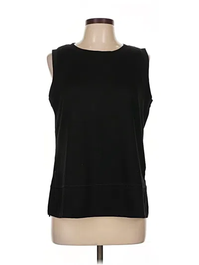 Xieerduo Sleeveless Top Black Boatneck Tops In Black