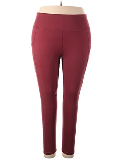 Pre-owned Maurices Active Pants In Burgundy