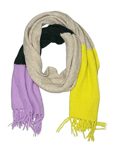 Pre-owned Unbranded Scarf In Yellow