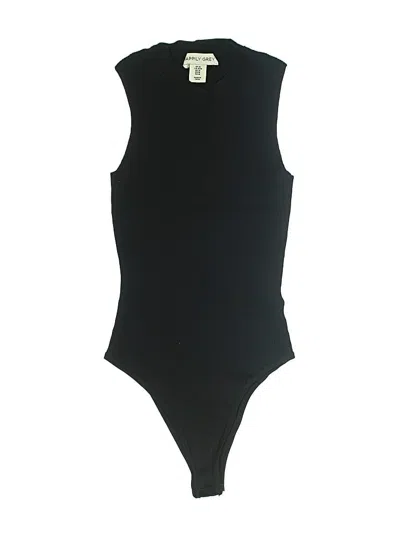 Pre-owned Happily Grey Bodysuit In Black