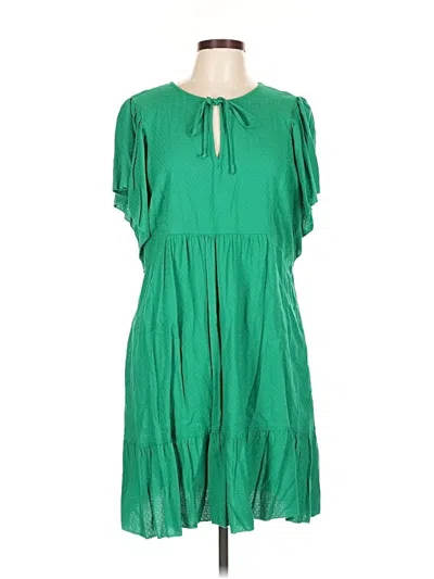 Pre-owned Knox Rose Casual Dress In Green