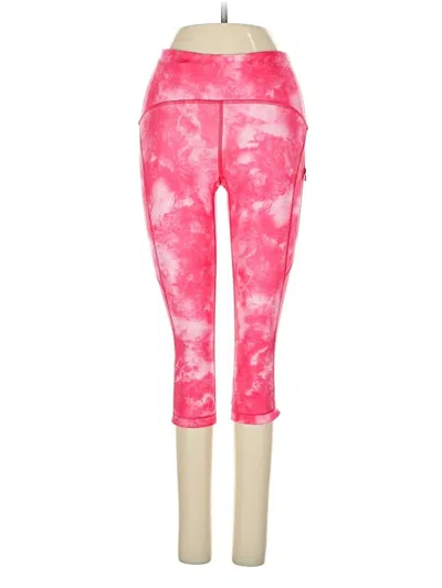 Pre-owned Lululemon Athletica Active Pants In Pink