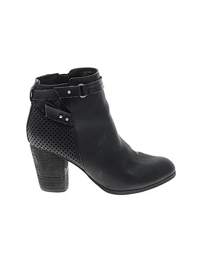Pre-owned Madden Girl Ankle Boots In Black