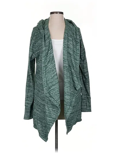 Pre-owned Betabrand Cardigan Sweater In Green
