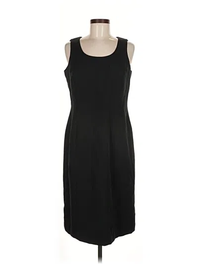 Pre-owned Liz Claiborne Casual Dress In Black