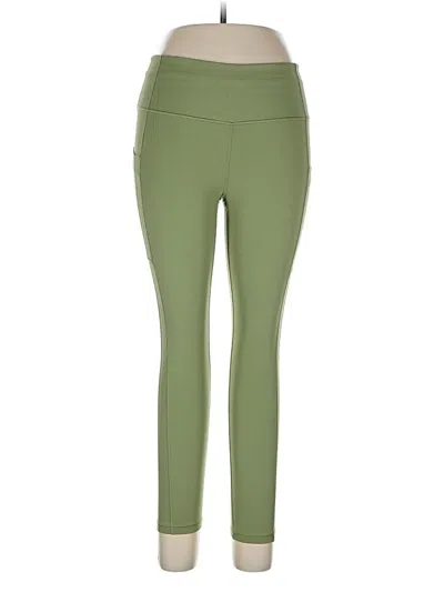 Pre-owned Athleta Active Pants In Green