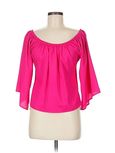 Pre-owned Naven 3/4 Sleeve Blouse In Pink