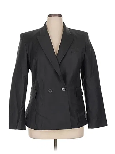 Pre-owned Zara Blazer Jacket In Gray