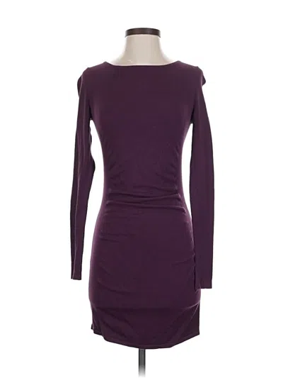 Pre-owned Express Cocktail Dress In Burgundy