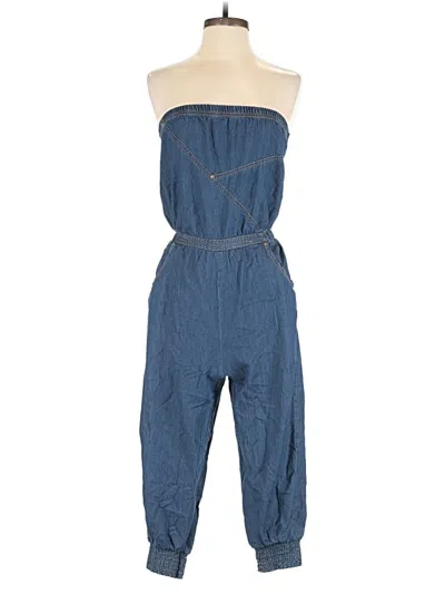 Pre-owned I.q. Authentic Brand Jumpsuit In Blue