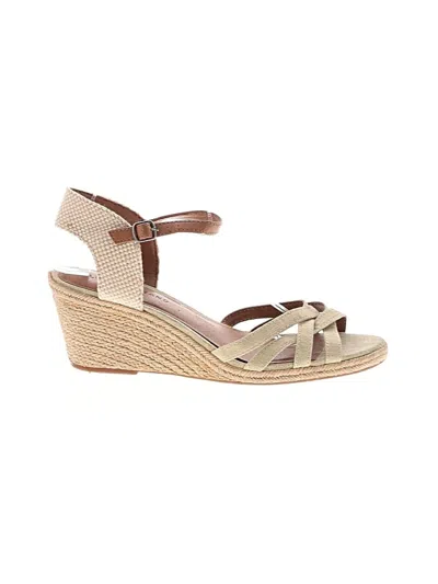 Pre-owned Lucky Brand Wedges In Brown