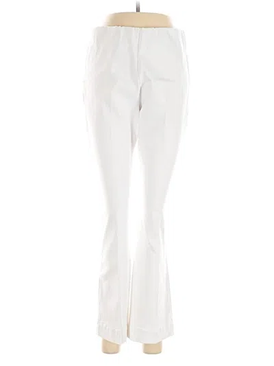 Pre-owned Ann Mashburn Dress Pants In White