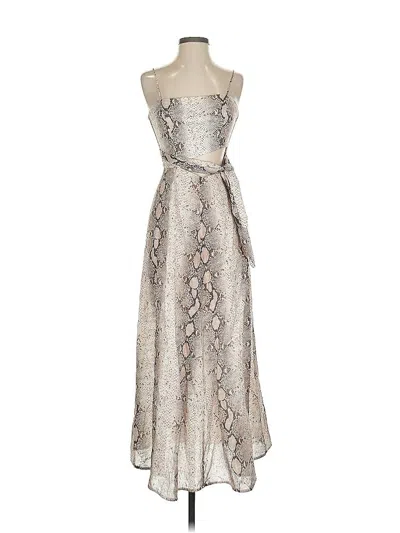Pre-owned Zimmermann Cocktail Dress In Brown