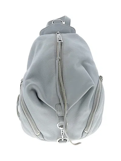 Pre-owned Rebecca Minkoff Leather Backpack In Gray