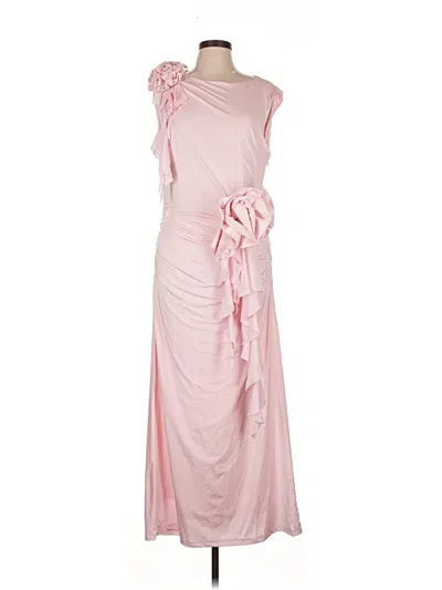 Pre-owned Karen Millen Cocktail Dress In Pink