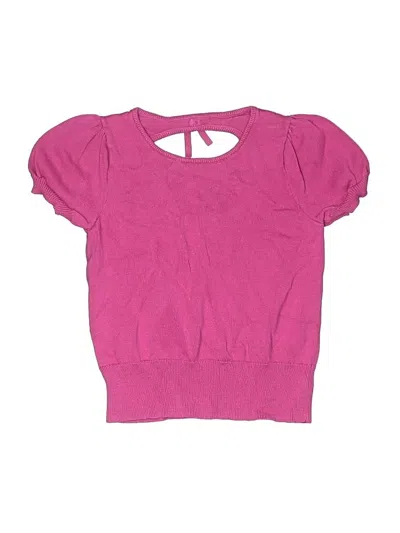 Pre-owned Treasure & Bond Kids' Cardigan Sweater In Pink
