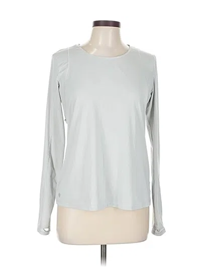 Pre-owned Athleta Long Sleeve T-shirt In Gray