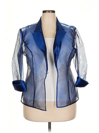 Pre-owned Alex Evenings Jacket In Blue