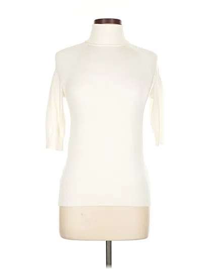 Pre-owned Zara Turtleneck Sweater In White