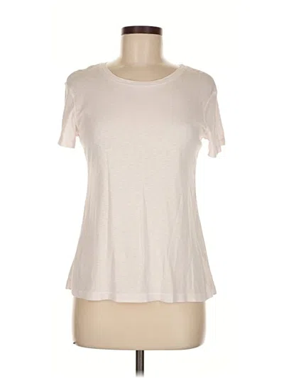 Pre-owned Michael Stars Short Sleeve T-shirt In White