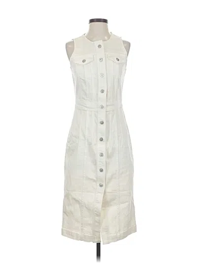 Pre-owned Hudson Casual Dress In White