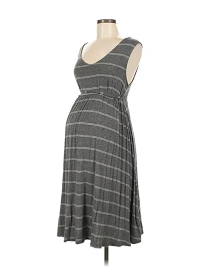 Pre-owned Liz Lange Maternity For Target Casual Dress In Gray