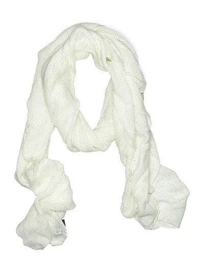 Pre-owned Style & Co Scarf In White