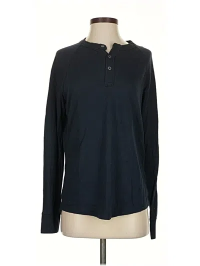 Pre-owned G.h. Bass & Co. Long Sleeve Polo Shirt In Black