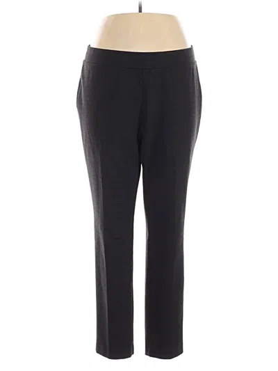 Pre-owned Rafaella Dress Pants In Black