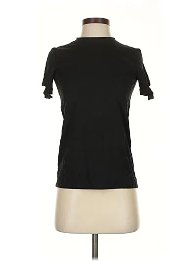 Pre-owned Helmut Lang Short Sleeve Turtleneck In Black