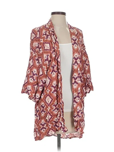 Pre-owned Knox Rose Kimono In Pink