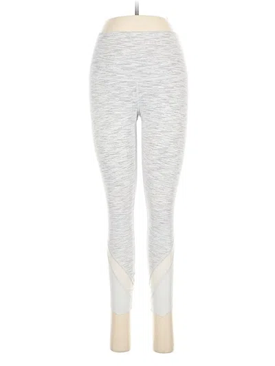 Pre-owned Lululemon Athletica Active Pants In Silver