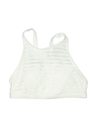 Pre-owned Anne Cole Swimsuit Top Ivory Swimwear In White