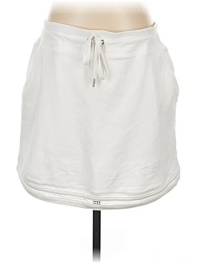 Pre-owned Style & Co Casual Skirt In White