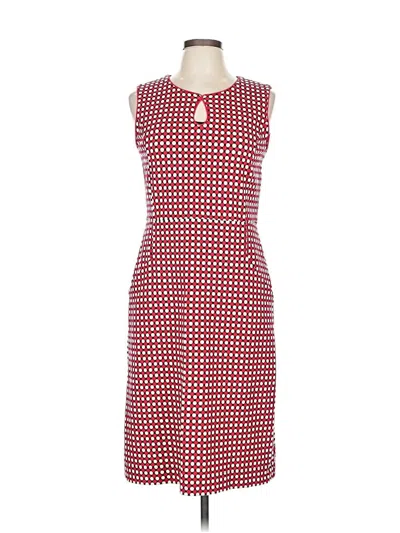 Pre-owned Lands' End Casual Dress In Red