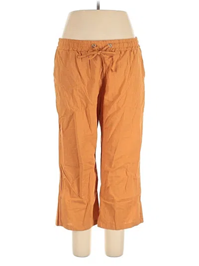 Pre-owned Unbranded Casual Pants In Orange