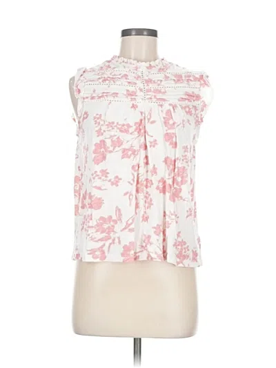 Pre-owned Lucky Brand Sleeveless Blouse In Pink
