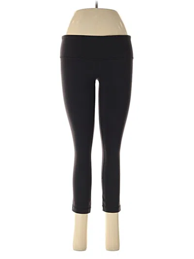 Pre-owned Lululemon Athletica Active Pants In Black