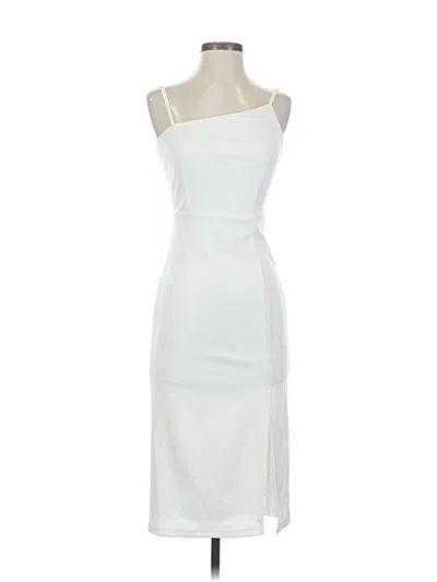 Pre-owned Mi Ami Cocktail Dress In White