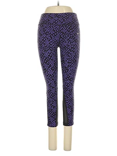 Pre-owned Nike Leggings In Purple