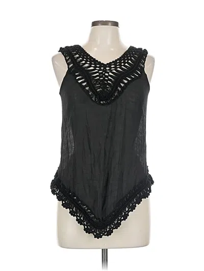 Pre-owned Ultra Flirt Sleeveless Blouse In Black