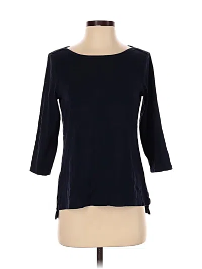 Pre-owned Chico's 3/4 Sleeve T-shirt In Blue