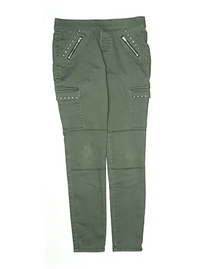 Pre-owned Justice Kids' Cargo Pants In Green