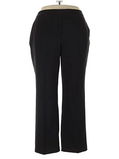 Pre-owned Kasper Dress Pants In Black