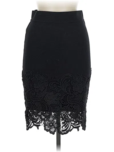 Pre-owned Haute Monde Formal Skirt In Black