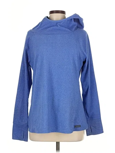 Pre-owned Calvin Klein Performance Pullover Hoodie In Blue