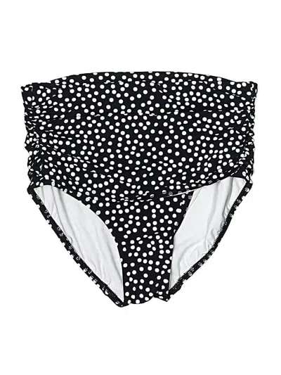 Pre-owned Lands' End Swimsuit Bottoms In Black