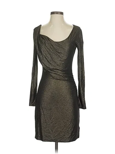 Pre-owned Three Dots Cocktail Dress In Gray