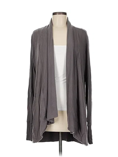 Pre-owned Athleta Cardigan Sweater In Purple